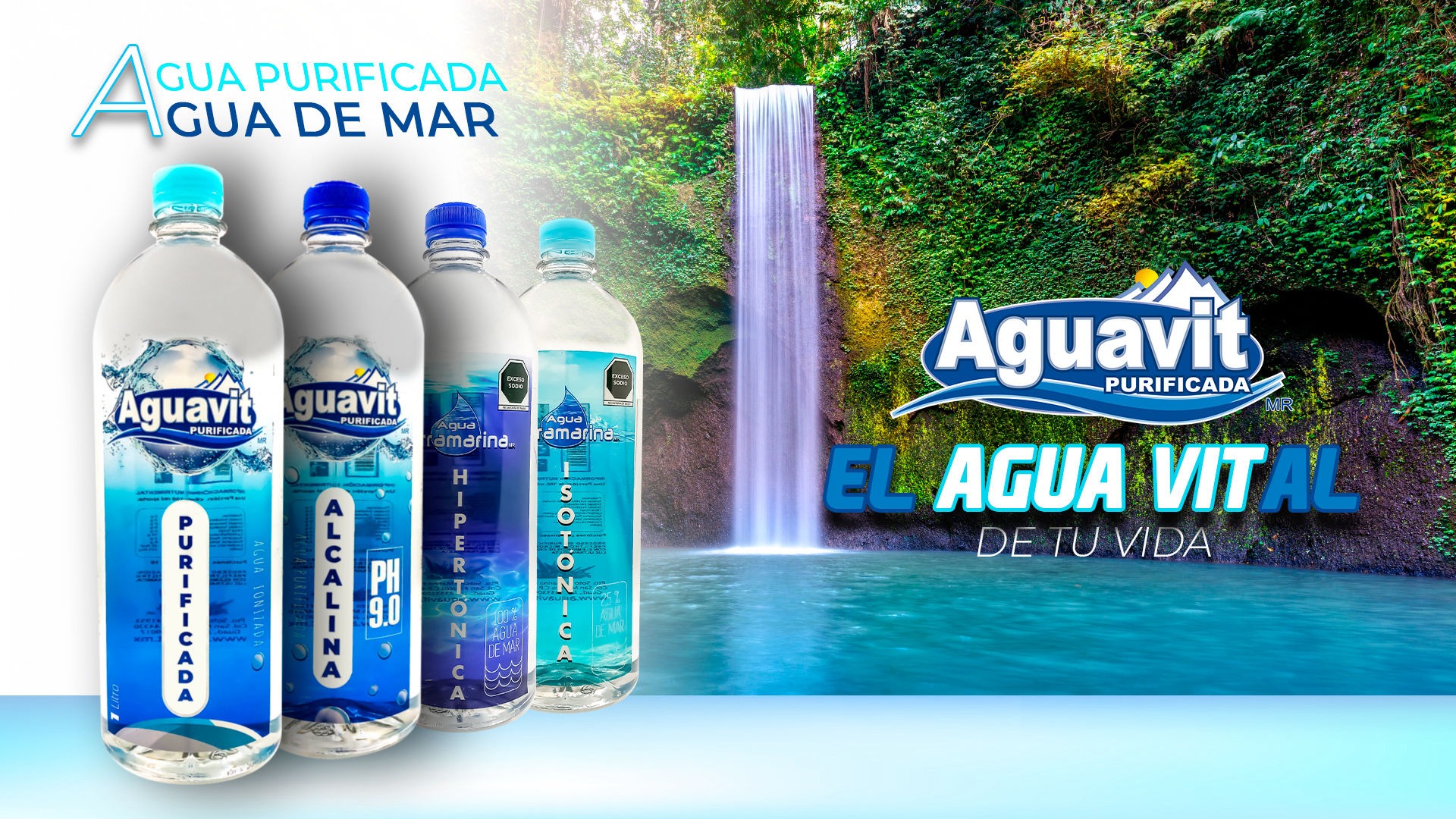Agua purificada, agua alcalina, agua ionizada, agua ultramarina en Guadalajara 